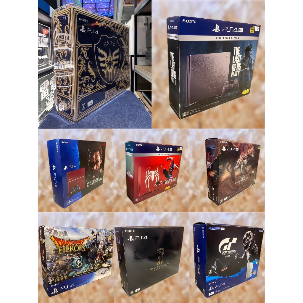PS4 羅德機/蜘蛛人/潛龍諜影/勇者鬥惡龍/GT賽車跑旅&SILM太空戰士&PRO魔物獵人/最後生還者2透明保護盒