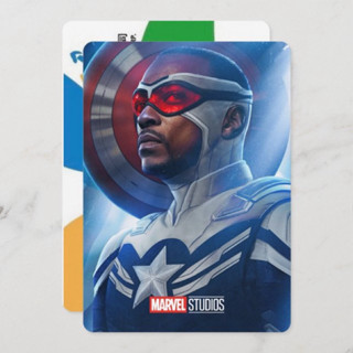漫威系列 「美國隊長：無畏新世界」悠遊卡 （實體悠遊卡、非貼紙） Captain America Marvel