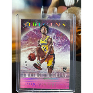 Jalen Hood-Schifino 限量99張 新人年RC厚卡 質感起源系列