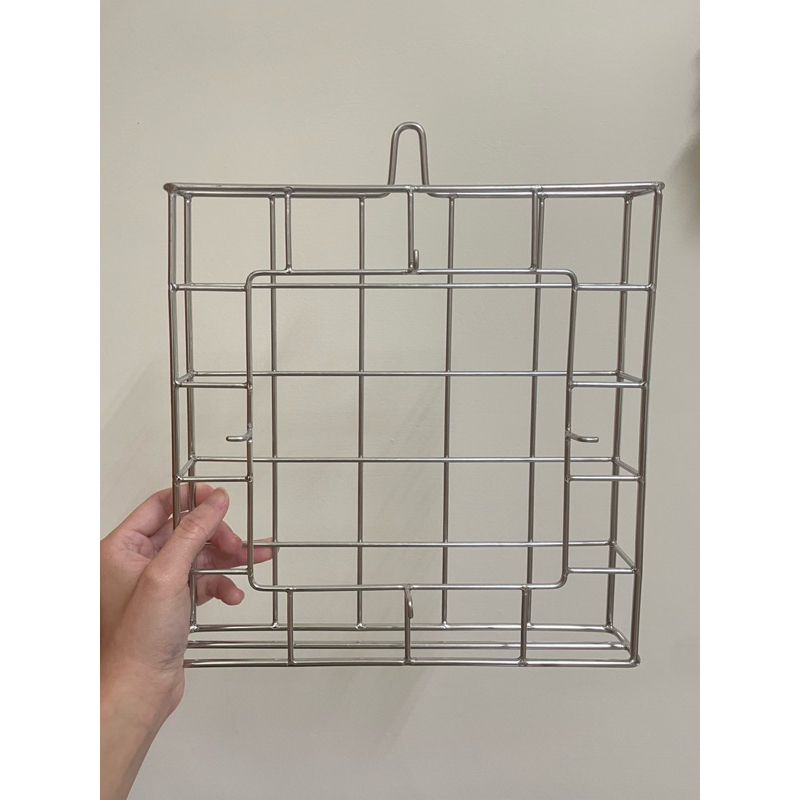 鹿角蕨大型不鏽鋼籃27*25*4cm