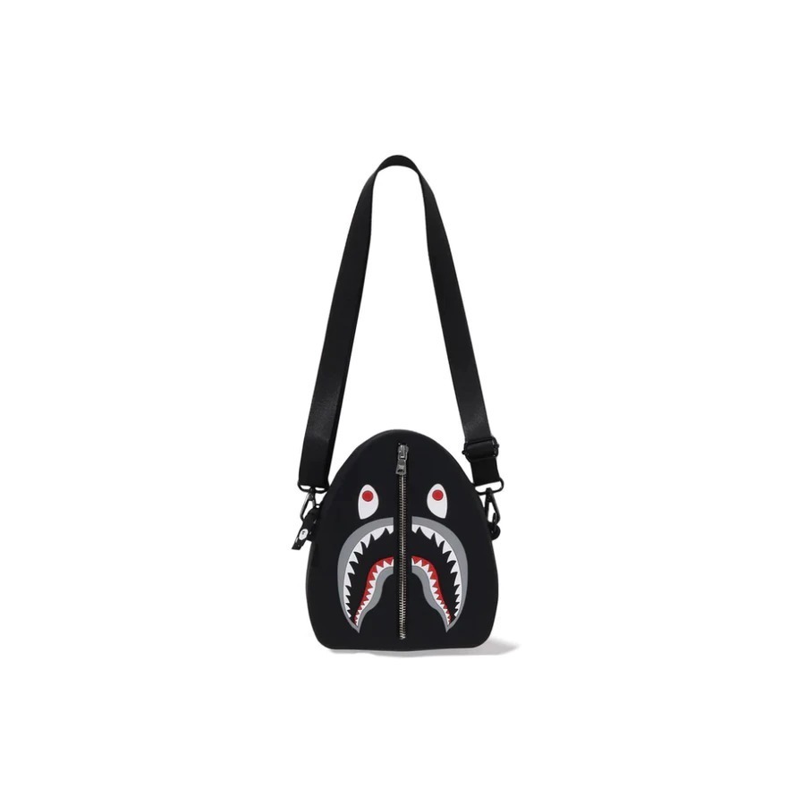 AirRoom 正品 2025SS BAPE APE SHARK SILICON SHOULDER BAG 鯊魚 側背包