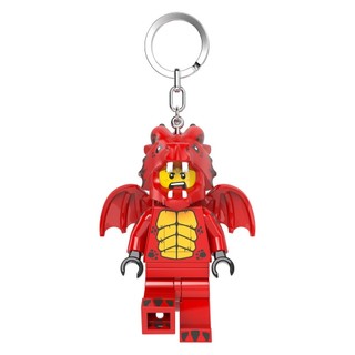 LEGO 樂高鑰匙圈 樂高紅飛龍男孩鑰匙圈燈 人偶造型LED 鑰匙圈鎖圈 手電筒 吊飾 COCOS LG320