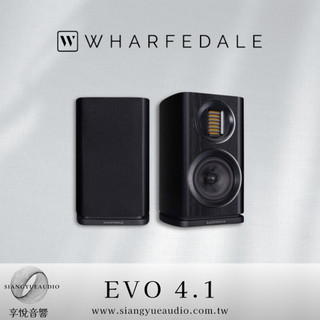 享悅音響(實體店面)英國 Wharfedale evo 4.1 書架式喇叭 {公司貨}