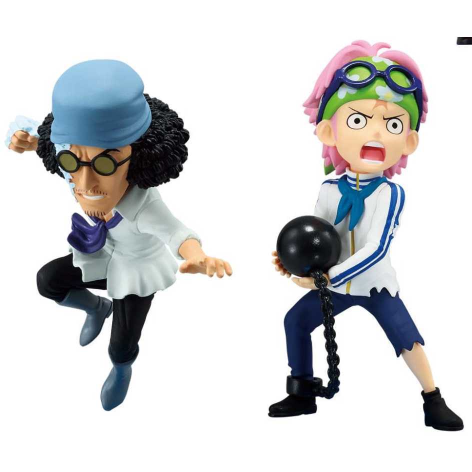 ☆勳寶玩具舖【現貨】代理版 萬普 景品 海外限定 海賊王 航海王 WCF 蜂巢島 第一彈 兩款合售 青雉 庫贊 & 克比