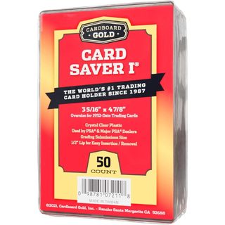 🏆CARDBOARD GOLD Card Saver I 200入/盒 半剛性 卡套 卡夾 PSA BGS鑑定推薦