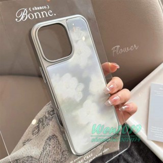 ins風 簡約花朵 適用iPhone16 15 14 13 Pro Max 手機殼 16pro 全包防摔殼 軟殼