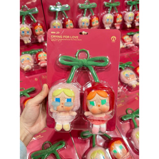 🔥現貨不用等🔥官方正品POP MART CRYBABY哭娃 櫻桃🍒 吊飾 愛神的眼淚系列 泡泡瑪特 搪膠毛絨(甜在一起)