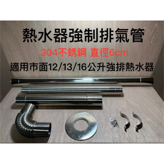 熱水器強制排氣管/彎管/固定夾/修飾板/鋁箔膠帶/排氣管/熱水器/強排管/6公分/白鐵管/不鏽鋼管/不鏽鋼煙管/裝飾蓋