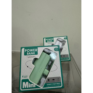 ⚡️全新未拆封口袋迷你2合1介面行動充5000mah⚡️直插式快充膠囊 電量顯示 行動電源 隨身充 口袋行充 充電寶