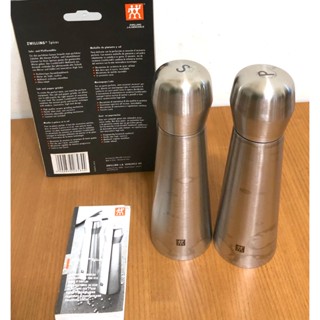 德國雙人牌 Zwilling JA Henckels 胡椒研磨罐 胡椒罐 ( P) 鹽罐 (S) 共2入
