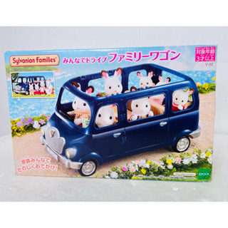 全新 正版 EPOCH 森林家族 藍色休旅車 七人座休旅車 嬰兒座椅