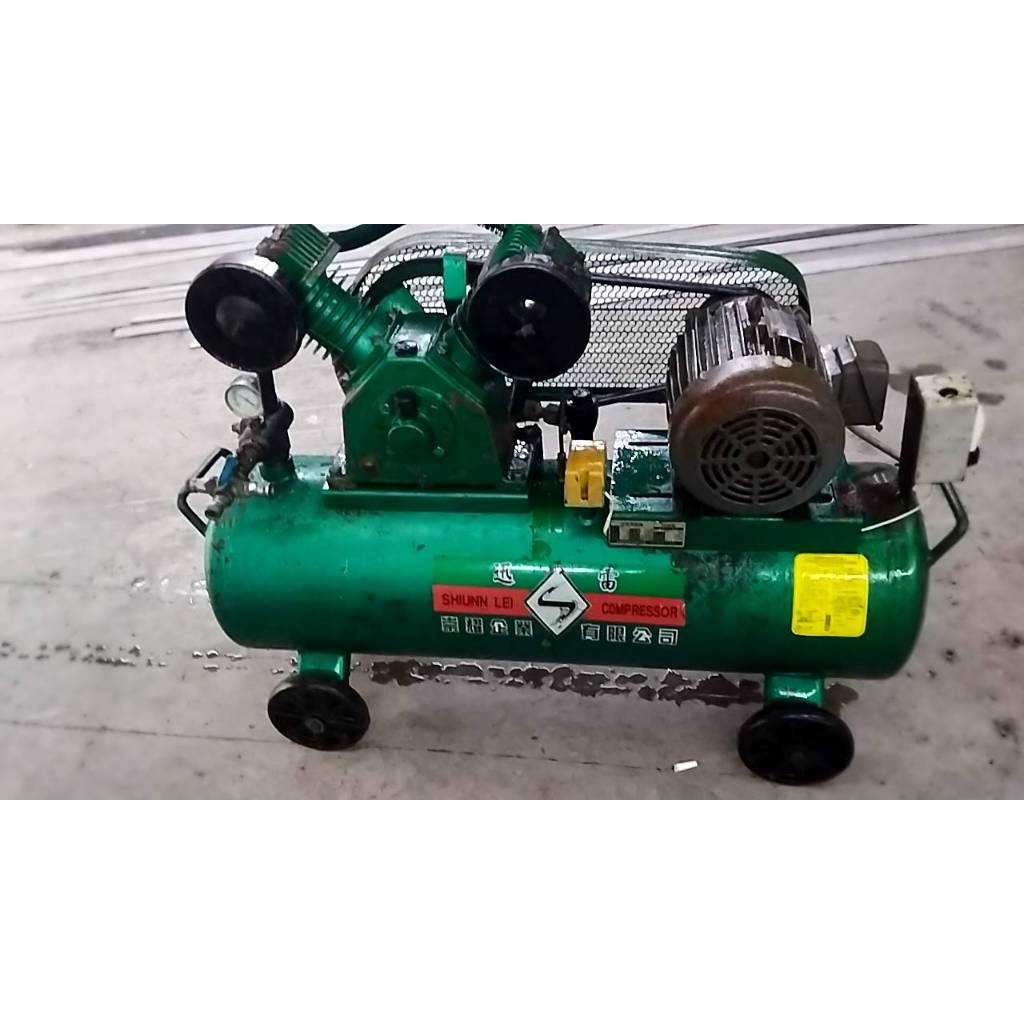 ☆中日機械☆ 二手皮帶式 空壓機 三相 3HP
