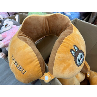 labubu 拉布布 U型枕 頸枕（咖色/粉色）