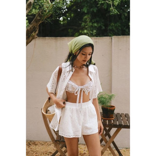 SQUAREBEAR鏤空雕花套裝/Sunset Vista Shirt+Sunset Vista Shorts