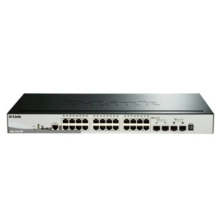 D-Link 友訊 DGS-1510-28P 28埠 L2+可堆疊智慧網管PoE交換器