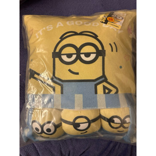 minions 小小兵 歡樂迎新系列 零食袋靠枕