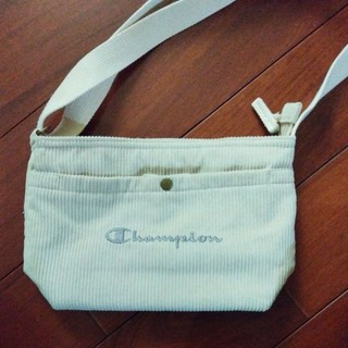 Champion 絨布斜背包，肩背包