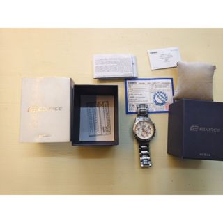 7成新二手功能正常 CASIO EDIFICE EFR-552D-7AVUDF 超越極限 計時 賽車 腕錶 手錶 賣2千