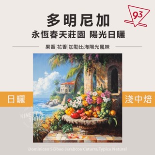 多明尼加 永恆春天莊園 淺中焙 日曬 咖啡豆 200g『93咖啡』