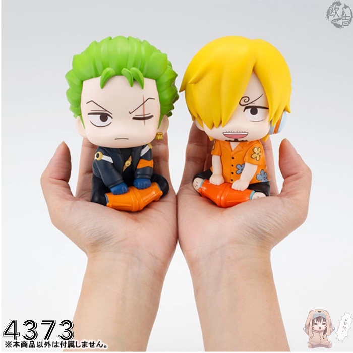 25年08月 日版 ONE PIECE航海王 LOOKUP 抬頭娃娃 羅羅亞·索隆＆香吉士 未來島ver.