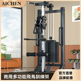 免運 史密斯訓練 多功能深蹲架 訓練架 龍門架 多功能 飛鳥採用插銷繩 索訓練 背部訓練 健身器材