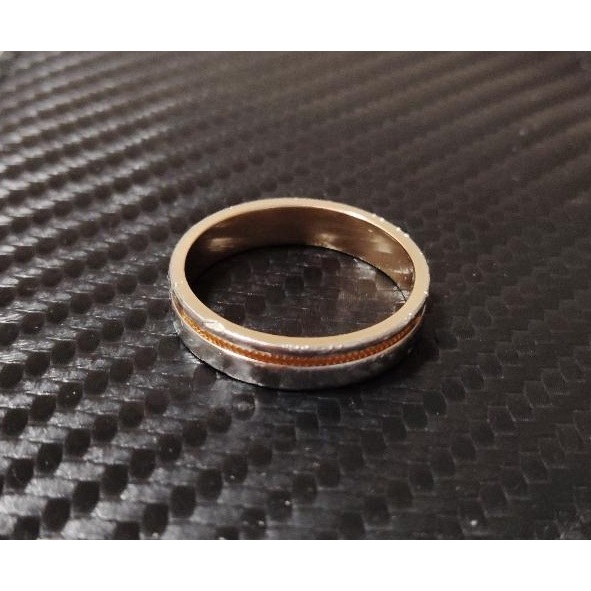 二手 周生生 男戒 點睛品 戒指 PROMESSA 永恆之愛 PT950 鉑金情侶 結婚戒指 18K 紅色 黃金 婚戒