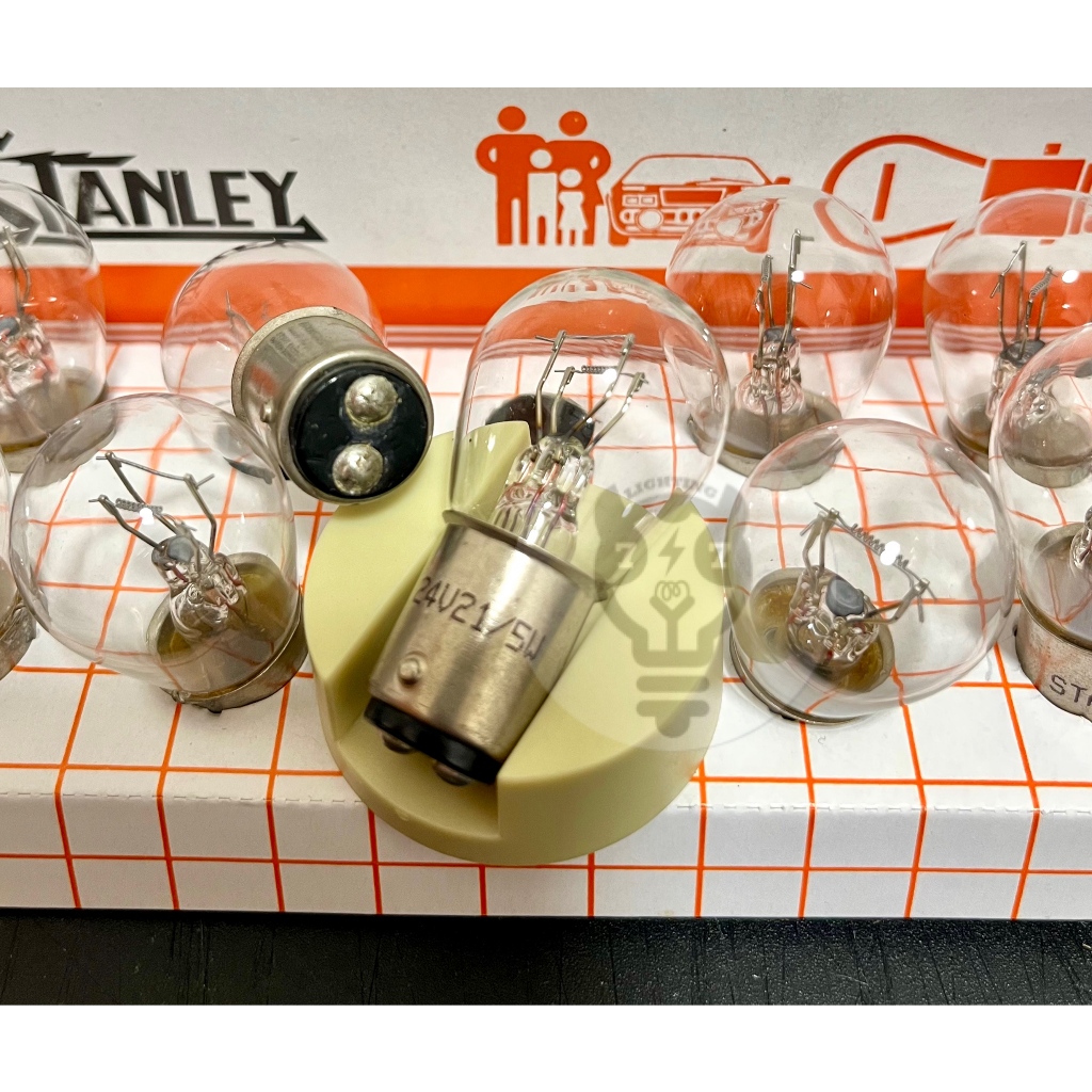 【24V 21/5W 雙芯】日本 STANLEY 雙心燈泡 大車燈泡 車用燈泡 1078 A1078 BAY15D