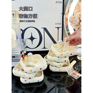 〖 〗多巴胺 飾品收納盒 桌面收納 旋轉收納盒 飾品收納 耳環收納盒 戒指收納盒 項鍊收納盒 首飾盒