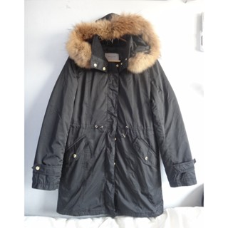 正品 BRAPPERS 黑色 兩件式 長版 羽絨外套 size: M