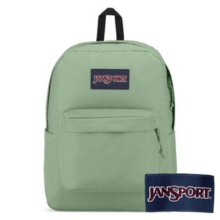 【JANSPORT】SUPERBREAK PLUS後揹包26L『淺霧綠』0A4QUE