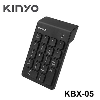 【3CTOWN】含稅附發票 KINYO 金葉 KBX-05 2.4GHz 無線數字鍵盤