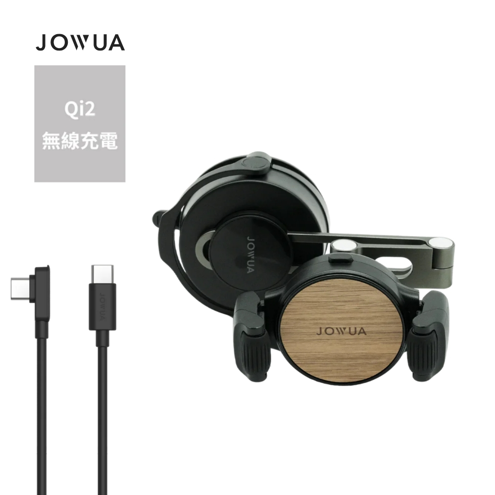 【JOWUA】 TESLA Model 3 Y S X六維隱藏車架Qi2 (滾輪款) 車架 手機支架