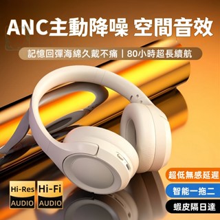 現貨隔日達🔥 耳罩式有線/無線耳機 ANC主動降噪 可折疊 立體重低音全罩式藍牙耳機 電競遊戲耳機 降噪耳機 頭戴式耳機