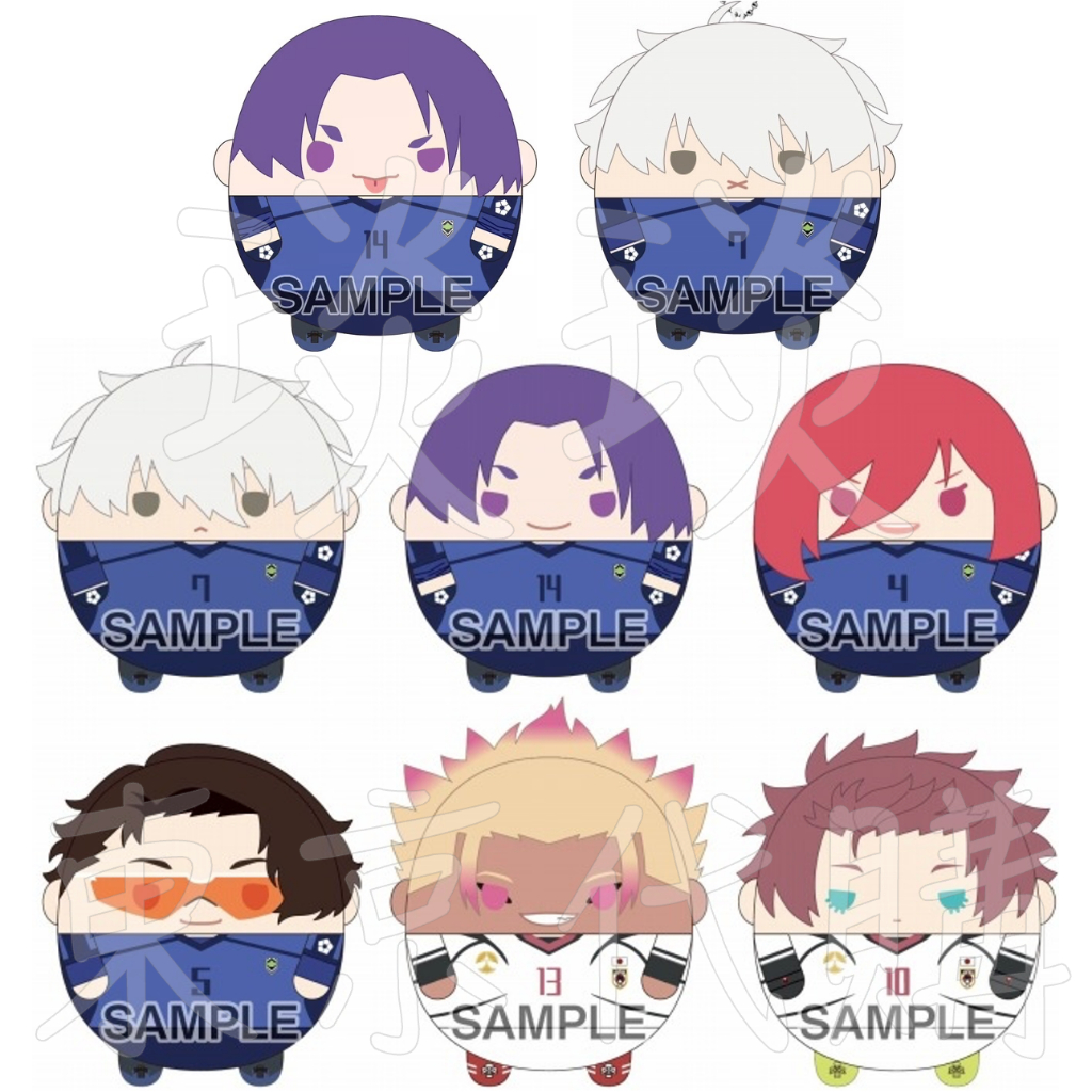 【琰琰東京代購】現貨日版 藍色監獄 中胖娃 大胖娃 圓滾滾 第五彈 凪誠士郎 御影玲王 糸師冴 千切 雪宮劍優 士道龍聖