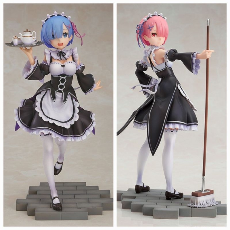 正版 現貨 GSC 雷姆 拉姆 1/7 女僕 Re 從零開始的異世界生活 pvc 公仔 拆擺 二手 已拆 非全新