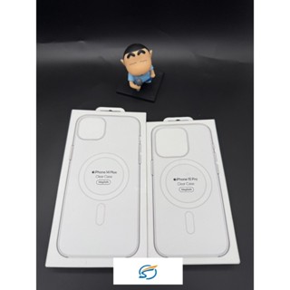 apple 蘋果iPhone 15 Pro / 14 Plus MagSafe 透明保護殼 臺灣原廠公司貨