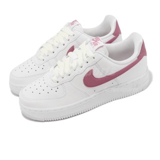 二手 Nike W Air Force 1 07 ESS TRND 白 莓粉 女鞋 草莓牛奶 DQ7569-101