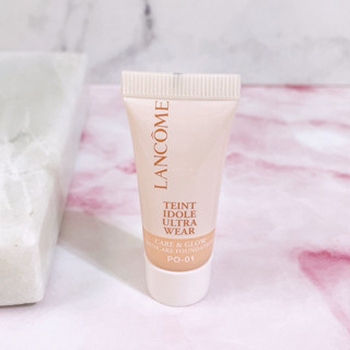 現貨【LANCOME 蘭蔻】零粉感光澤持妝粉底 PO-01 5ml／臺灣專櫃正品／萊雅中文標【Le Heaven】