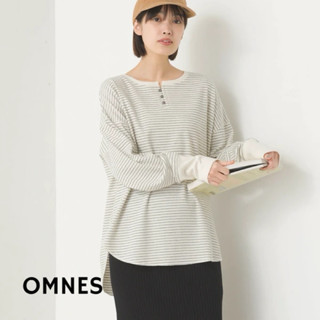 ［SUMI選物］OMNES 上衣 長版 t恤 102-條紋 長袖 薄長袖 條紋 t恤 長袖上衣 日系穿搭