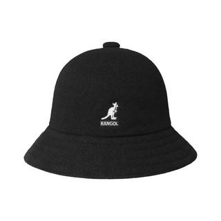 KANGOL 黑色 鐘型帽 漁夫帽 圓頂漁夫帽 百搭款 秋冬款 正版 圓頂帽 袋鼠帽