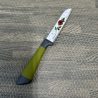 [沐沐屋] 玫瑰鋼刀 水果刀 蔬果削皮刀-