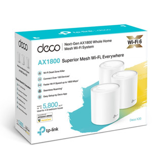 公司貨~TP-Link Deco X20 AX1800 Mesh 雙頻智慧無線網路 WiFi 6 分享器 網狀路由器