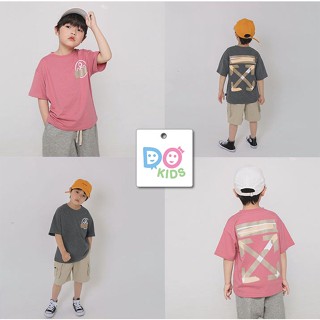 DO Kids童裝 臺灣現貨-韓版創意印花潮T恤 男女童裝 夏季新品 兒童 中小童 大童 短袖上衣 休閒 舒適 透氣