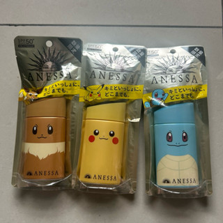 ANESSA安耐曬 金鑽高效防曬露 60ml 寶可夢限定包裝 皮卡丘 伊布 傑尼龜
