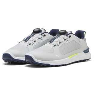旋鈕、舒適好走款!! PUMA IGNITE BOA 男無釘高爾夫鞋-淺灰色 #31072402