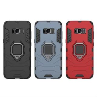 【手機寶貝】 黑豹防摔手機殼 三星 Galaxy S8 鋼鐵指環支架手機殼 SM-G950 防摔殼 手機殼