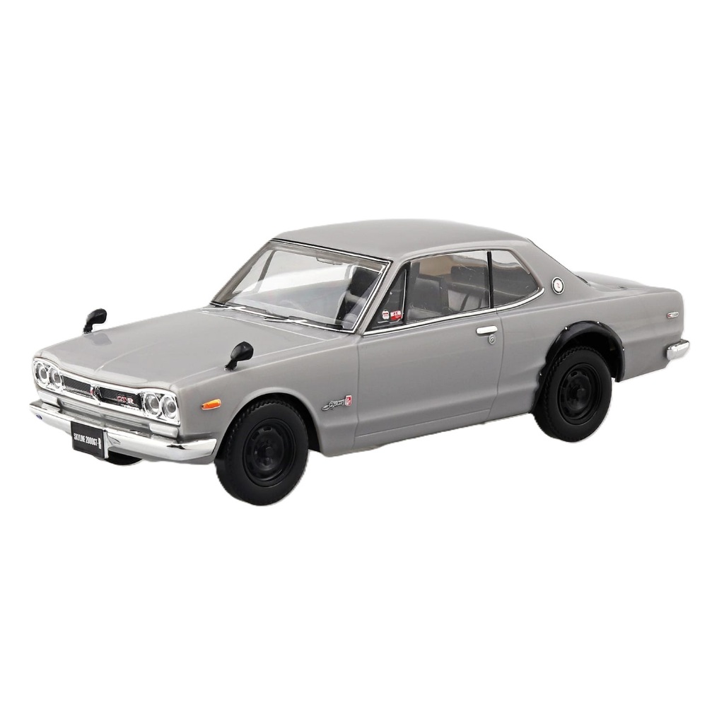 青島 樂Pla Snap Kit 日產 C10 Skyline 2000GT-R 銀色 組裝模型