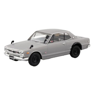 【預購2025年6月】青島 樂Pla Snap Kit 日產 C10 Skyline 2000GT-R 銀色 組裝模型