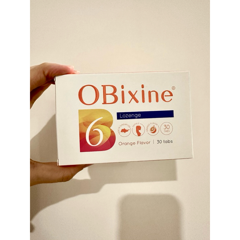 孕吐救星✨悠貝欣 OBixine B6口含錠  橘子口味  30顆 /22顆
