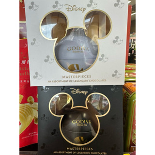 限量 金色耳朵✨GODIVA 經典米奇造型禮盒 巧克力 經典黑/經典白40.2g（5入）Godiva巧克力 迪士尼
